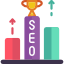 seo icon with transparent background