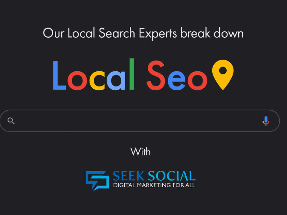 Local Search Exports break down Local SEO Dark theme colour Twitter | Seek Social Ltd